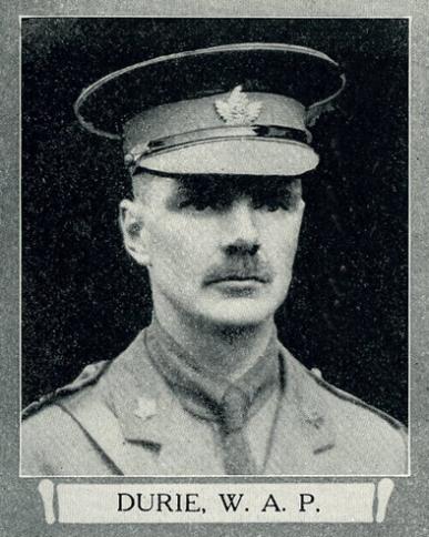 Capt. W.A.P. Durie - 58th Battalion C.E.F.